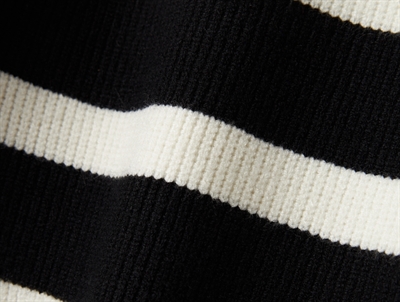 Name It black stribet short striktrøje