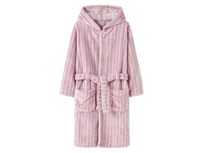 Name It badekåbe Keepsake Lilac forfra med hætte og bindebælte