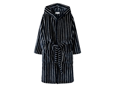 Name It badekåbe Navy Blazer forfra med hætte og bindebælte