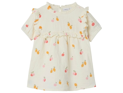 Name It buttercream frugtprint kjole