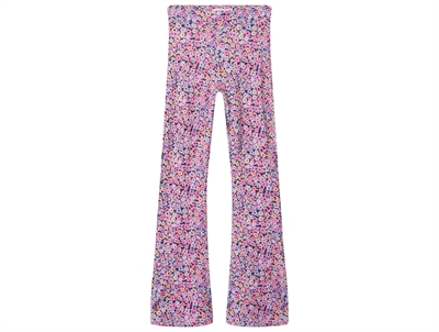 Name It pink cosmos blomstret bootcut bukser