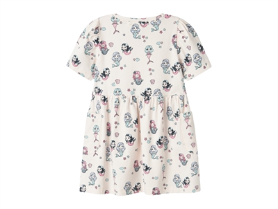 Name It kjole i pearl med havfrueprint set bagfra