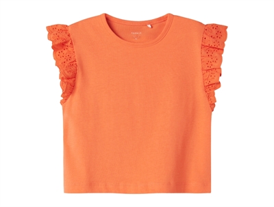 Name It top fresh salmon med broderede flæser