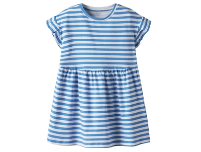 Name It kjole marina med flæser og striber