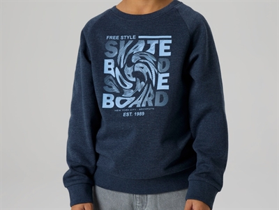 Name It sweatshirt navy blazer med skate print