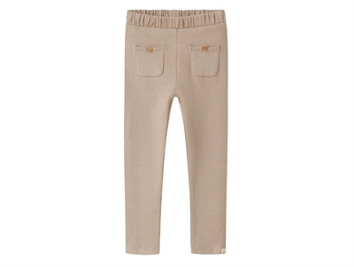 Lil' Atelier leggings i etherea med knapdetalje