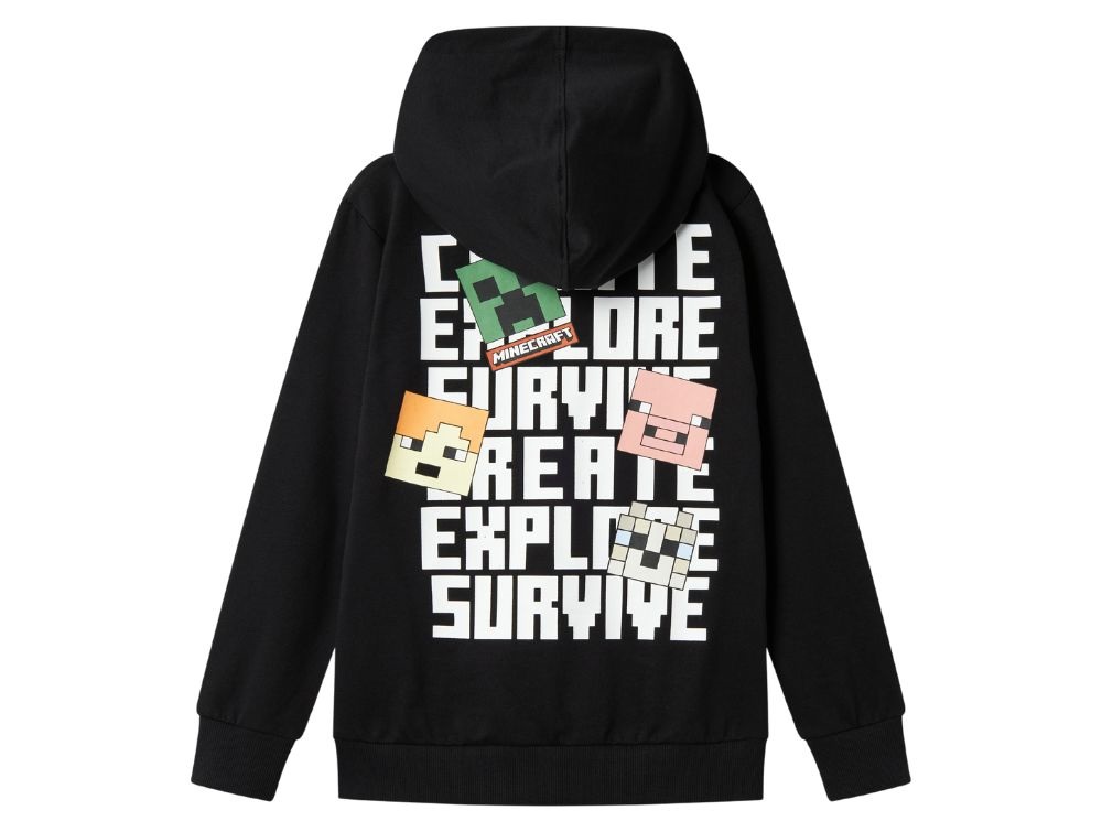 NAME IT Sweat-Shirt Nkmsaag Minecraft Marron Pour Garçon - Confort Et Style Pour L'Automne