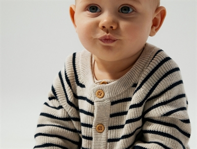 Name It cardigan peyote melange med striber