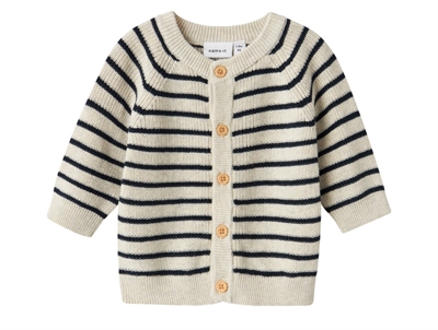 Name It cardigan peyote melange med striber
