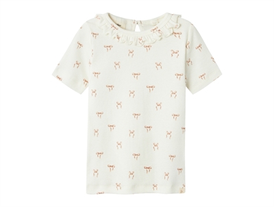 Lil Atelier coconut milk sløjfe top