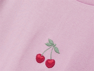 Name It pastel lavender kirsebær rib top