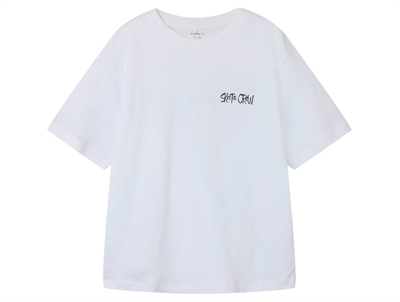 Name It bright white skater t-shirt