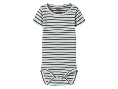 Name It body i blå og råhvid striber