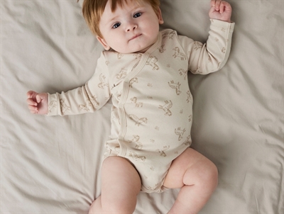 Name It body 2-pak i beige nuancer med zebra print