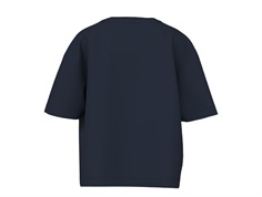bagside af mørkeblå t-shirt fra name it uden print