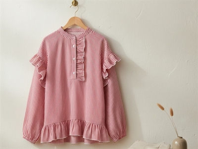 Name It tomato puree stribet skjorte top