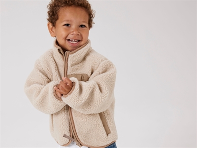 Name It teddyjakke moonbeam med brystlomme model