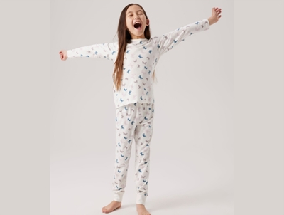 Name It pyjamas i hvid med sommerfugleprint på barn