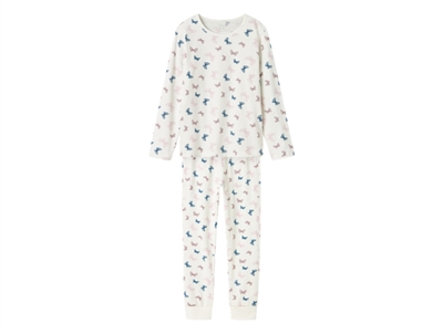 Name It nattøj i hvid med sommerfuglprint sæt