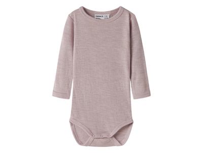 Name It body i violet ice med lange ærmer