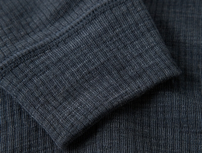 Name It leggings i ombre blue merinould med ribmønster detalje af kant