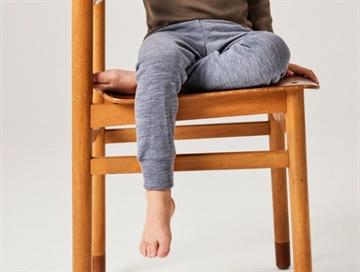 Name It merinould leggings i folkstone gray på barn