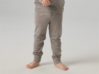 Name It merinould leggings i satellite på barn
