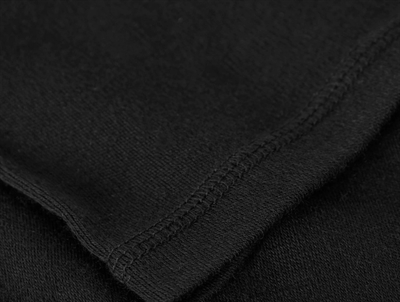 Name It sort tube scarf i merinould til børn