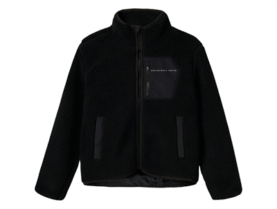 Name It fleecejakke black front