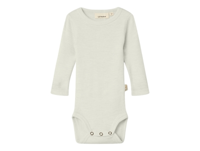 Lil' Atelier merinould body i råhvid nuance