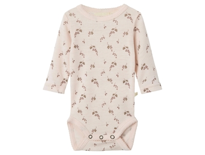 Lil' Atelier body morganite berry i merinould med print