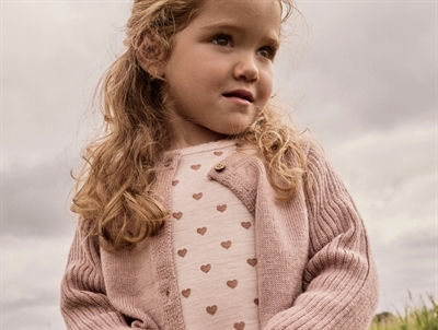 Lil\' Atelier bluse morganite med små hjerter