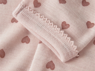 Lil\' Atelier leggings morganite med små hjerter