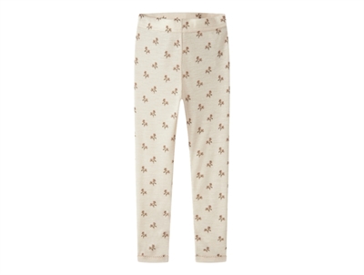Lil\' Atelier leggings turtledove med små blomster