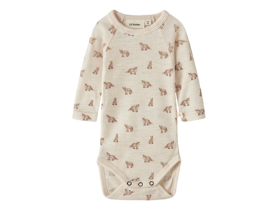 Lil\' Atelier body turtledove med små ræve