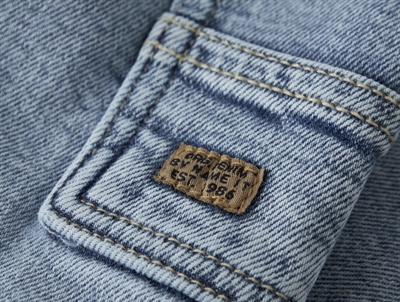 Name It jeans light blue denim with drawstring and loose fit