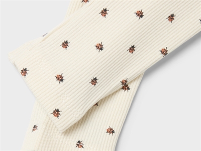 Lil\' Atelier leggings i råhvid med mariehøneprint