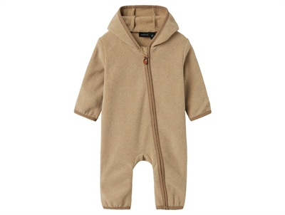 Name It køredragt i timber wolf set forfra