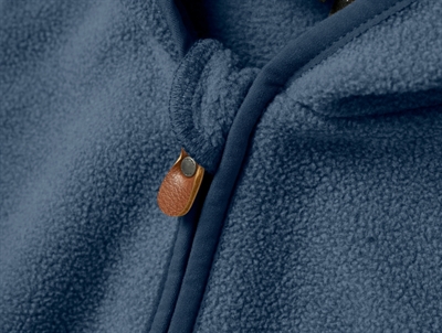 Detalje af lynlås på Name It køredragt vintage indigo