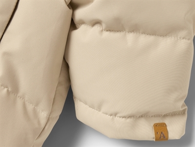 Lil\' Atelier puffer flyverdragt i beige nuance