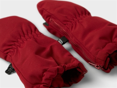 Lil\' Atelier luffer red dahlia med lynlåsdetalje