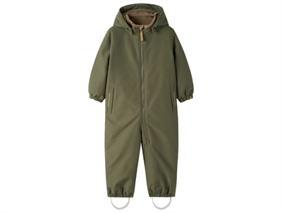 Lil' Atelier flyverdragt winter moss med fleecefor