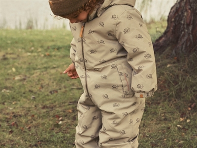 Lil\' Atelier flyverdragt twill snail med snegleprint