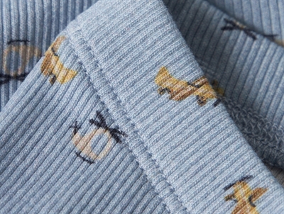 Name It leggings dusty blue med flyprint