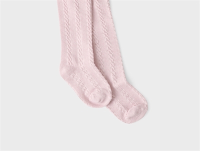 name it strømpebukser i rosa nuance med strukturmønster