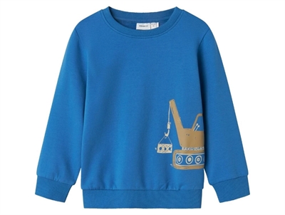 Name It sweatshirt star sapphire med kranmotiv