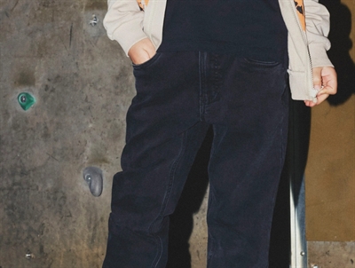 Name It jeans black denim med fleece inderside