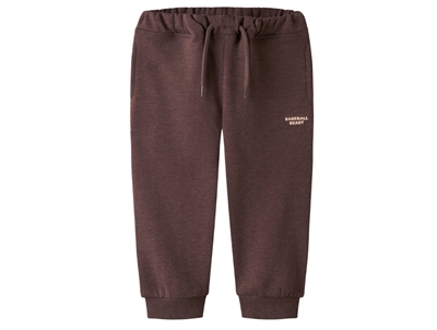 name it sweatpants shaved chocolate med baseball print
