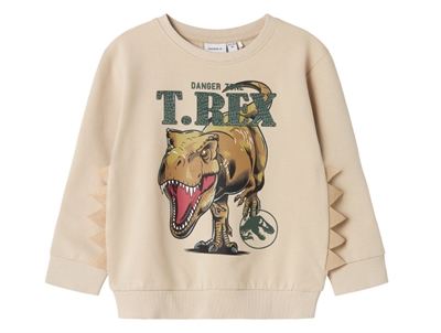 Name It Jurassic World sweatshirt peyote med T. rex print