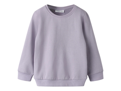 Name It sweatshirt i lys lilla nuance lavender gray set forfra